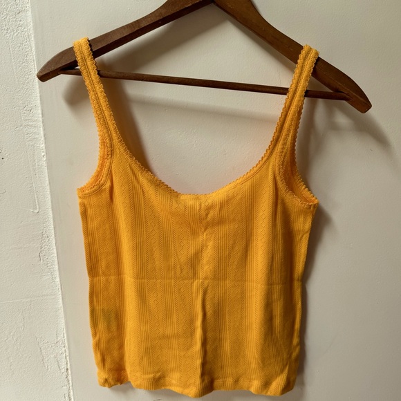 Doen Shae Tank Jonquille Apolline Pointelle XS NWT - Picture 5 of 6